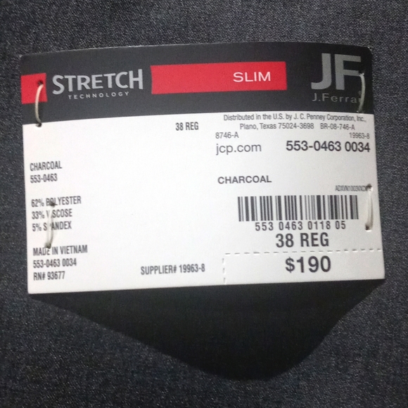 JFerrar stretch slim fit man coat - Picture 4 of 5